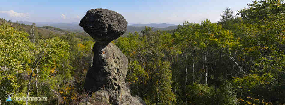 Элемекташ, каменный гриб, Банное, Башкирия