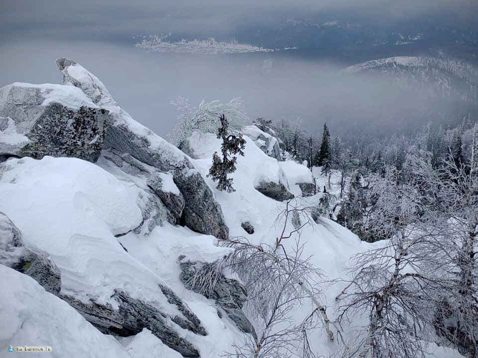 Гора Малиновая Зимой, Белорецк
