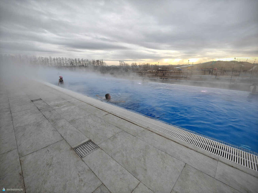 Бассейн Инфинити, термы Магия тепла, Притяжение, Магнитогорск