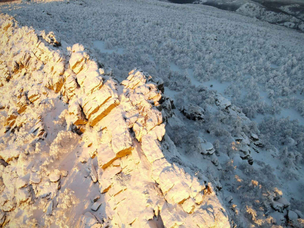 Гора Караташ зимой