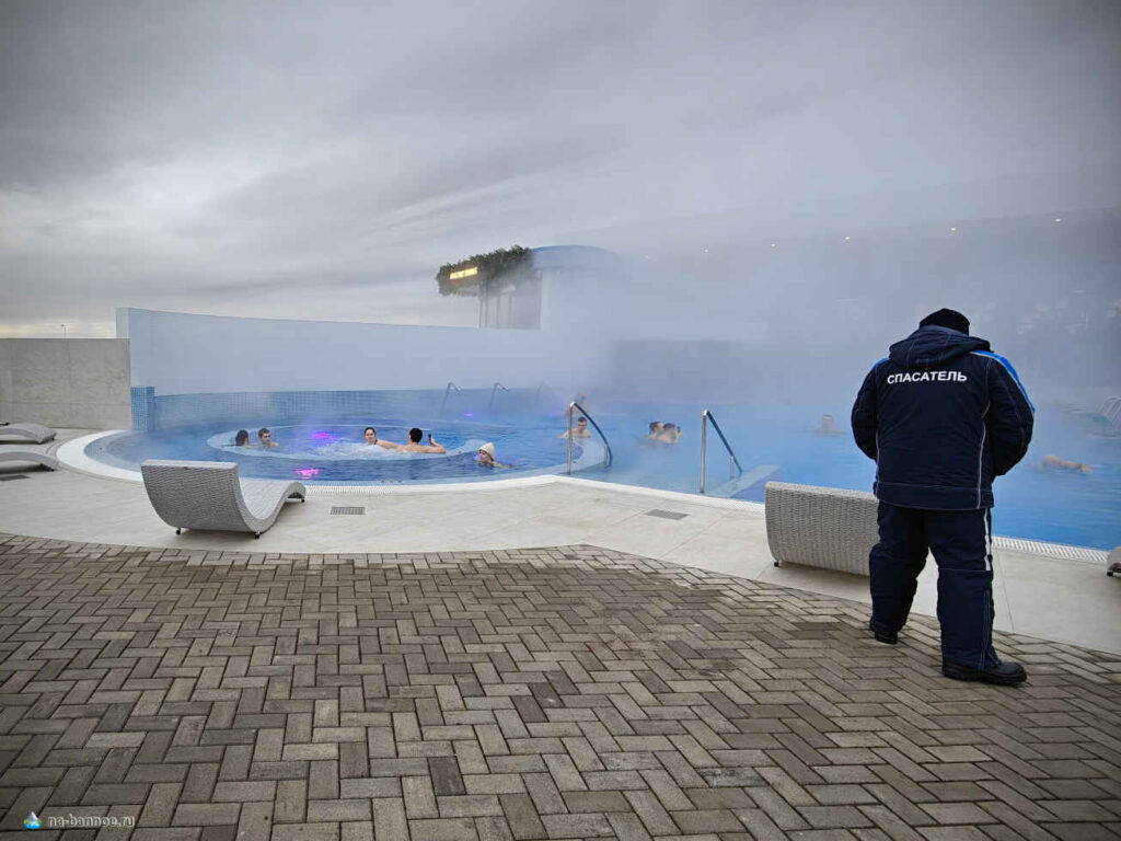 Взрослый комбинированный бассейн, термы Магия тепла, Магнитогорск