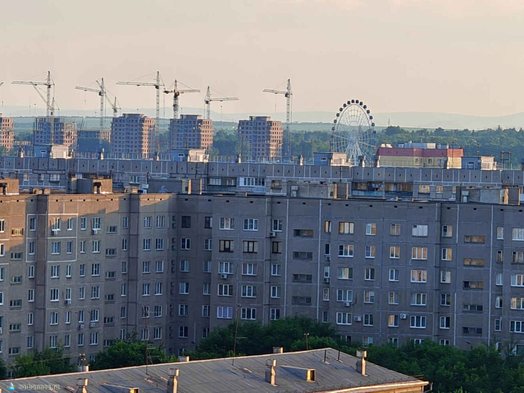 Парк аттракционов, Притяжение, Магнитогорск, колесо обозрения