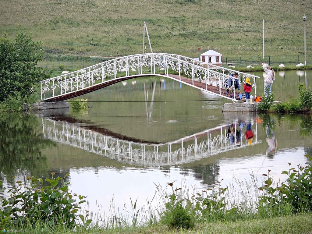 Пруд и рыбалка, парк Урал Батыр, Аскарово, Башкирия